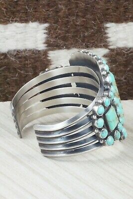 Turquoise & Sterling Silver Bracelet - Anthony Skeets