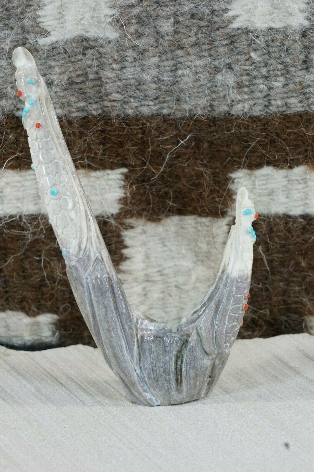 Corn Maiden Zuni Fetish Carving - Derrick Kaamasee - High Lonesome Trading