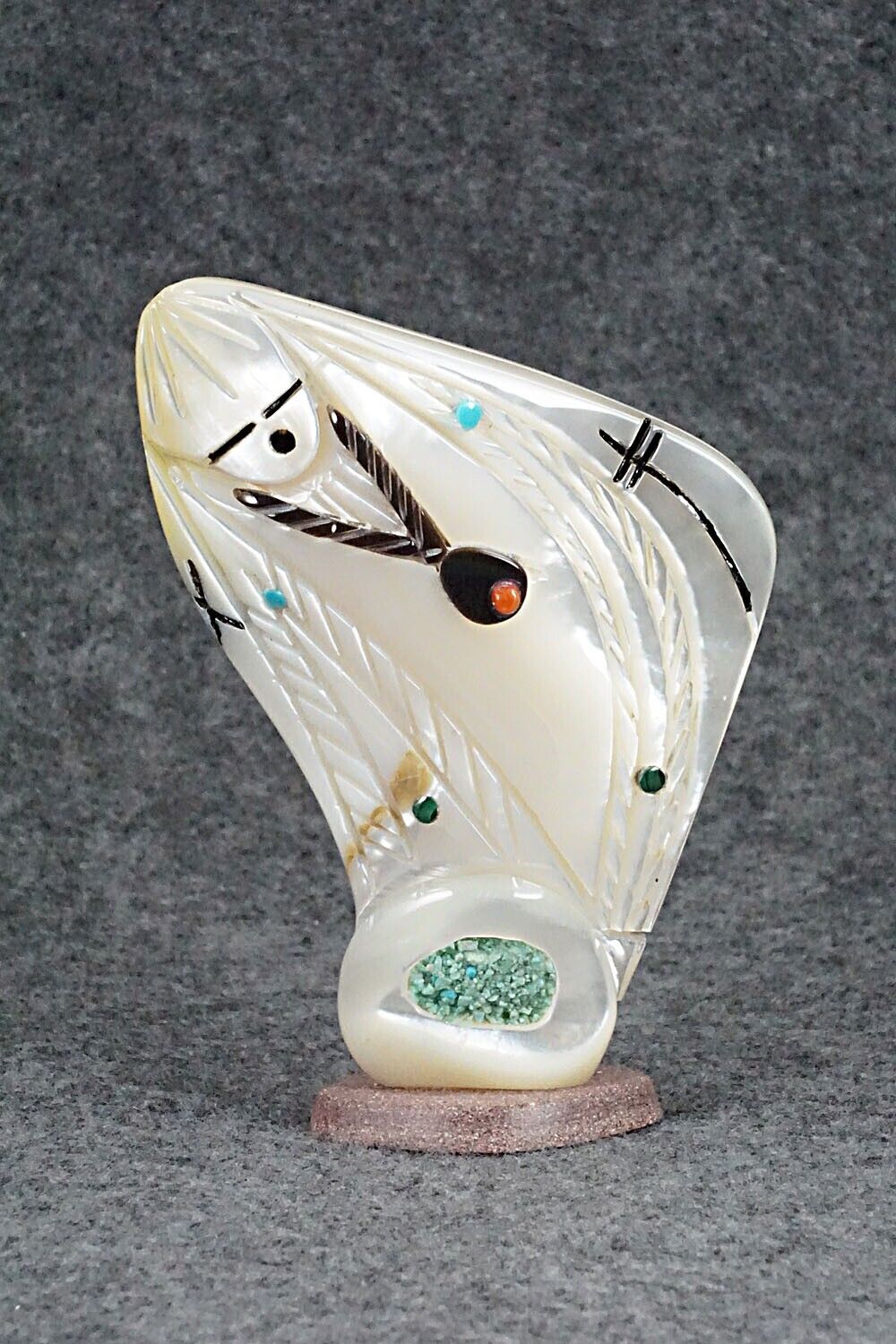 Corn Maiden Zuni Fetish Carving - Vickie Quandelacy