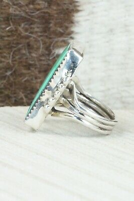 Turquoise & Sterling Silver Ring - Priscilla Reeder - Size 7