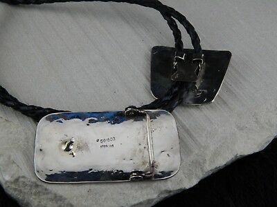 Navajo Bolo Tie & Buckle Sterling Silver - Jane Becenti - High Lonesome Trading