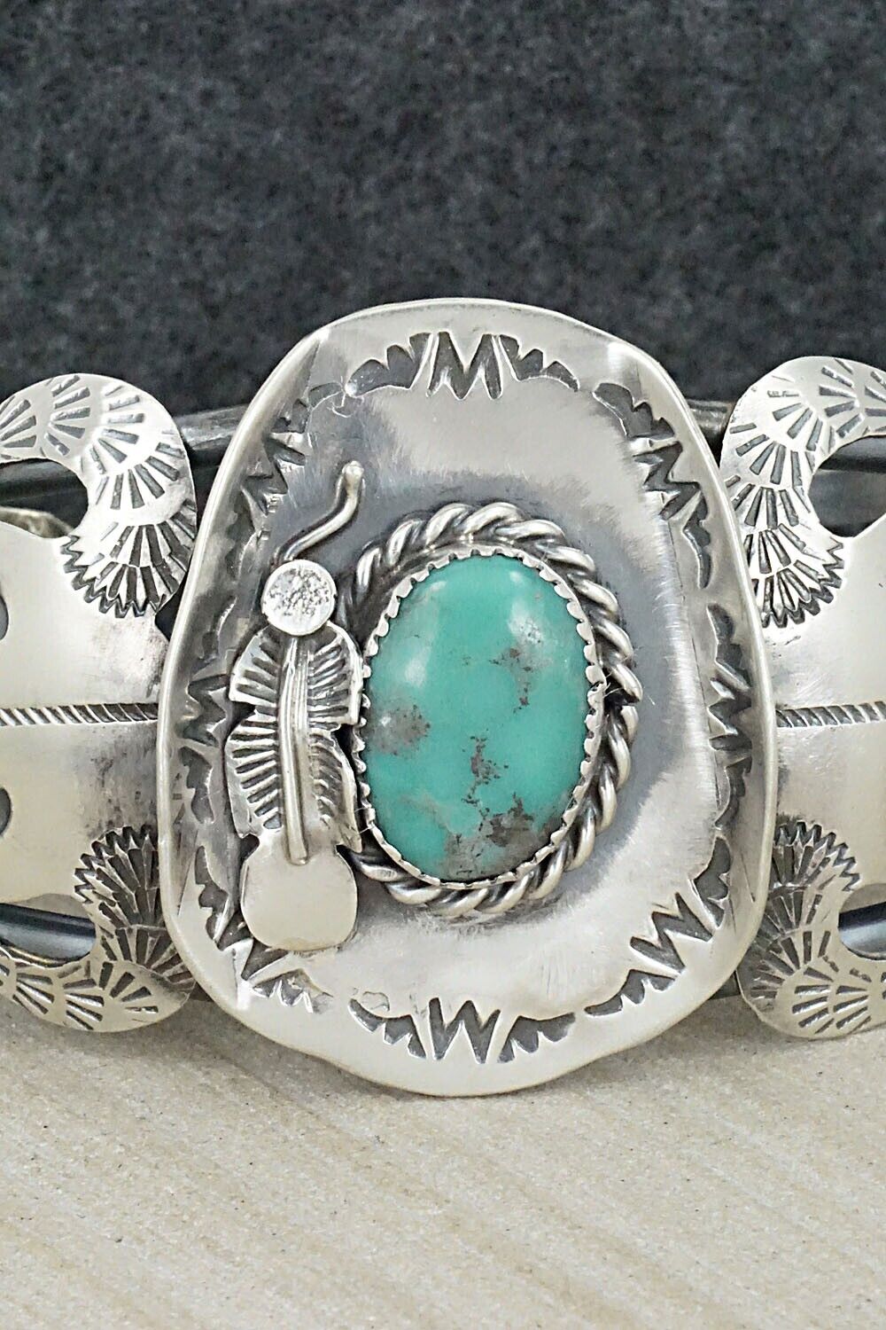 Turquoise & Sterling Silver Bracelet - Tim Yazzie