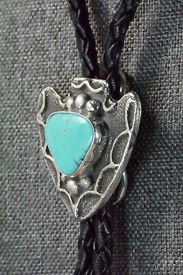 Turquoise & Sterling Silver Bolo Tie - Delbert Arviso