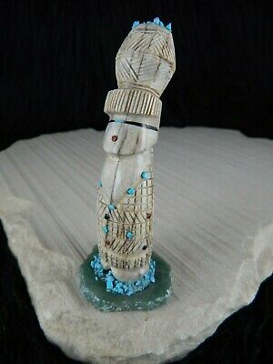 Corn Maiden Zuni Fetish - Carl Etsate - Zuni Maiden Carving - Native American - High Lonesome Trading