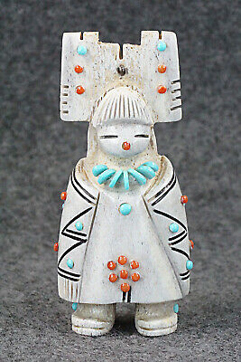 Corn Maiden Zuni Fetish Carving - Claudia Peina