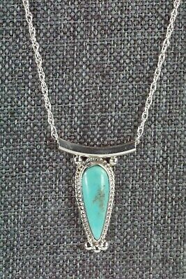 Turquoise & Sterling Silver Necklace - Sharon McCarthy