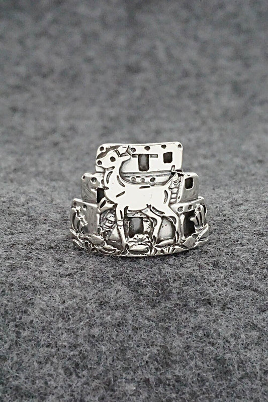 Sterling Silver Ring - Robin Wood - Size 6.25