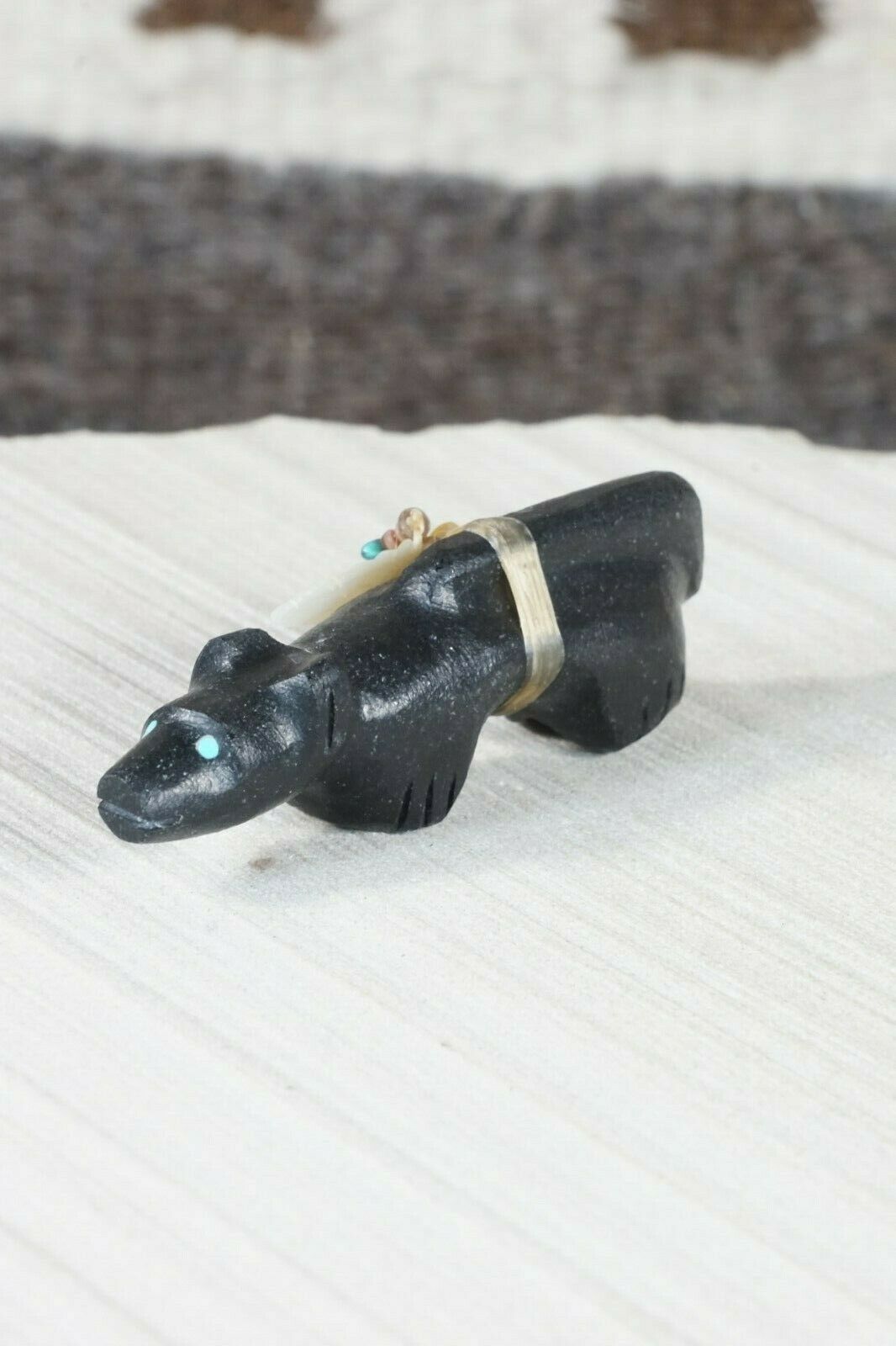 Mountain Lion Zuni Fetish Carving - Peter Gasper - High Lonesome Trading