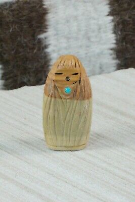 Corn Maiden Zuni Fetish Carving - Faye Quandelacy