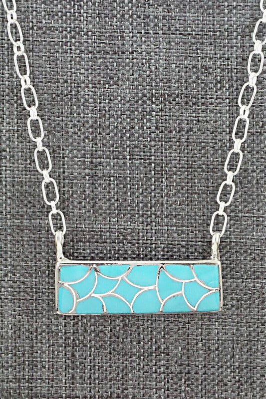 Turquoise & Sterling Silver Necklace - Orena Leekya