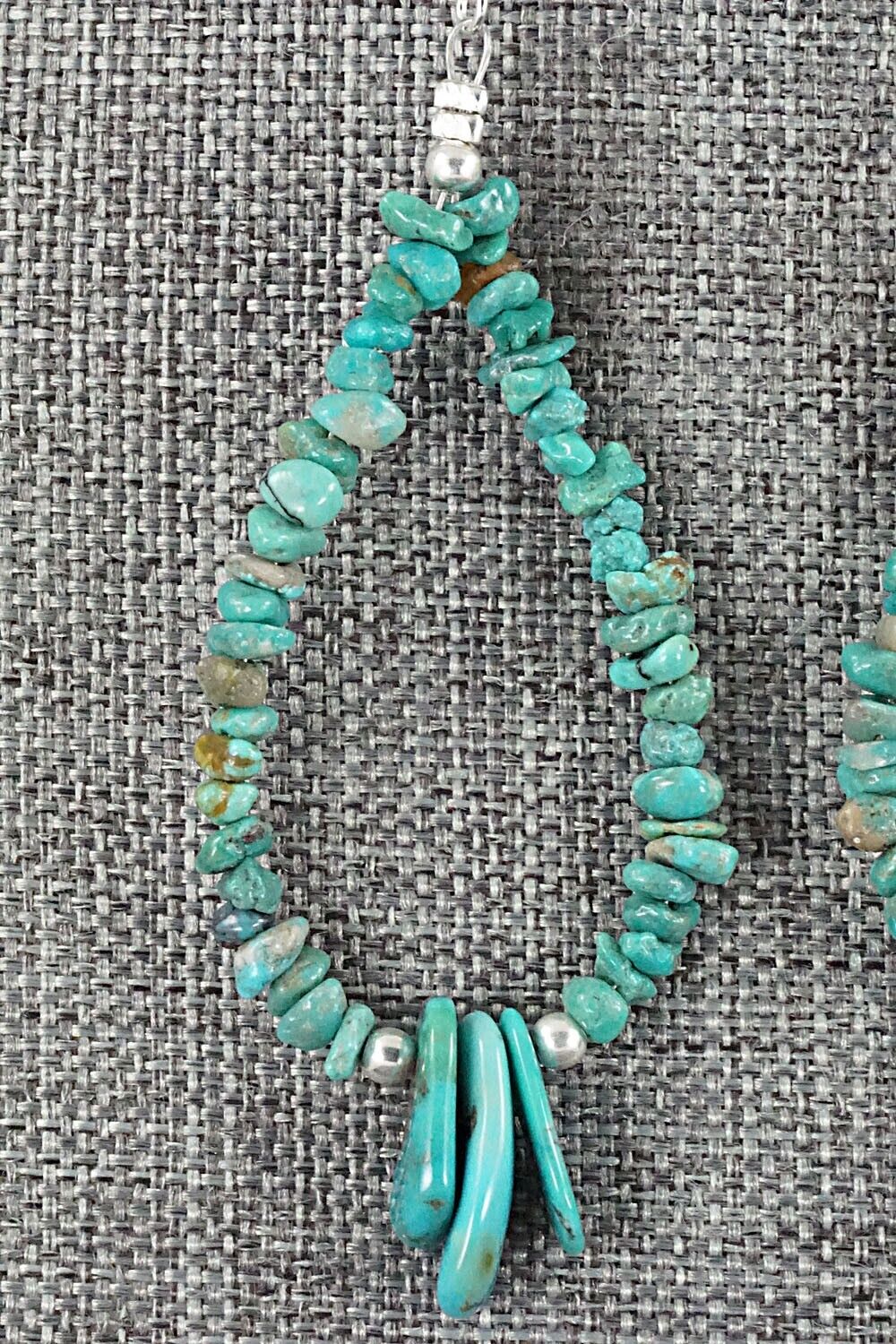 Turquoise & Sterling Silver Earrings - Tammy Nolcot