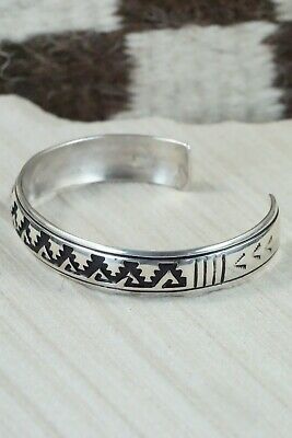 Navajo Sterling Silver Bracelet - Richard Singer