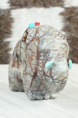 Buffalo Zuni Fetish Carving - Kevin Quam