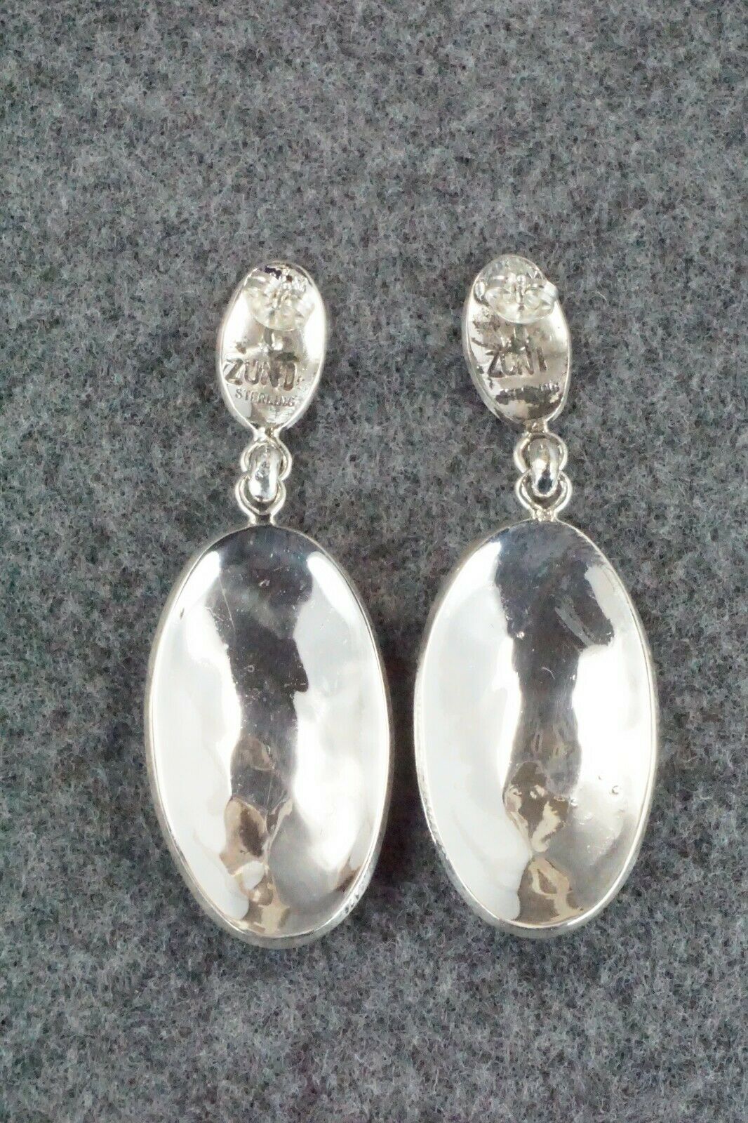 Inlay Turquoise Bluebird & Sterling Silver Earrings - Quintin Quam