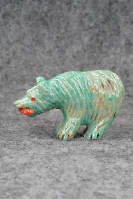 Bear Zuni Fetish Carving - Andres Quandelacy
