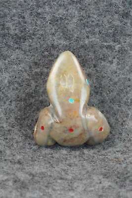 Frog Zuni Fetish Carving - Todd Lowsayatee