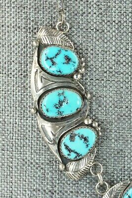 Turquoise & Sterling Silver Necklace - Navajo