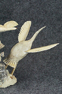 Sandhill Crane Zuni Fetish Carving - Ruben Najera
