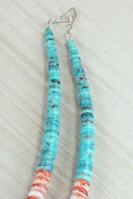 Spiny Oyster & Turquoise Necklace - Lupe Lovato