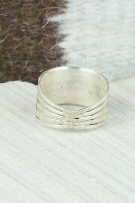 White Buffalo & Sterling Silver Ring - Claresse Kylestewa - Size 9