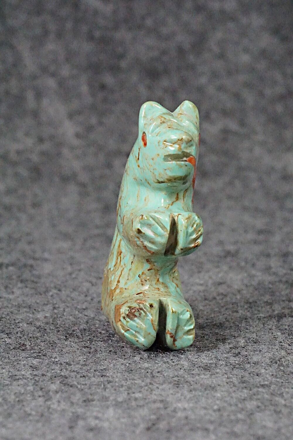 Mountain Lion Zuni Fetish Carving - Andres Quandelacy