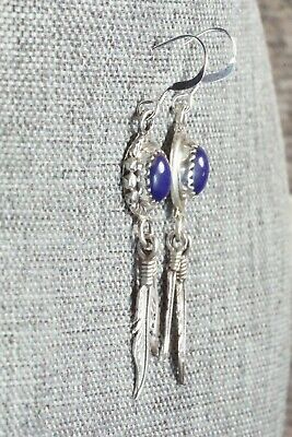 Lapis and Sterling Silver Earrings - Mark Davis