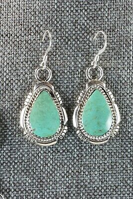 Navajo Turquoise & Sterling Silver Necklace Set - Tom Lewis