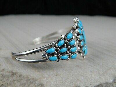 Zuni Turquoise & Sterling Silver Bracelet - Lorriane Waatsa - High Lonesome Trading