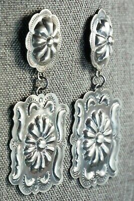 Sterling Silver Earrings - Tim Yazzie