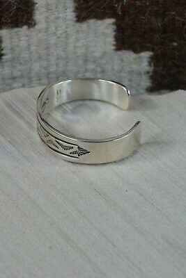Navajo Sterling Silver Bracelet - Bruce Morgan - High Lonesome Trading