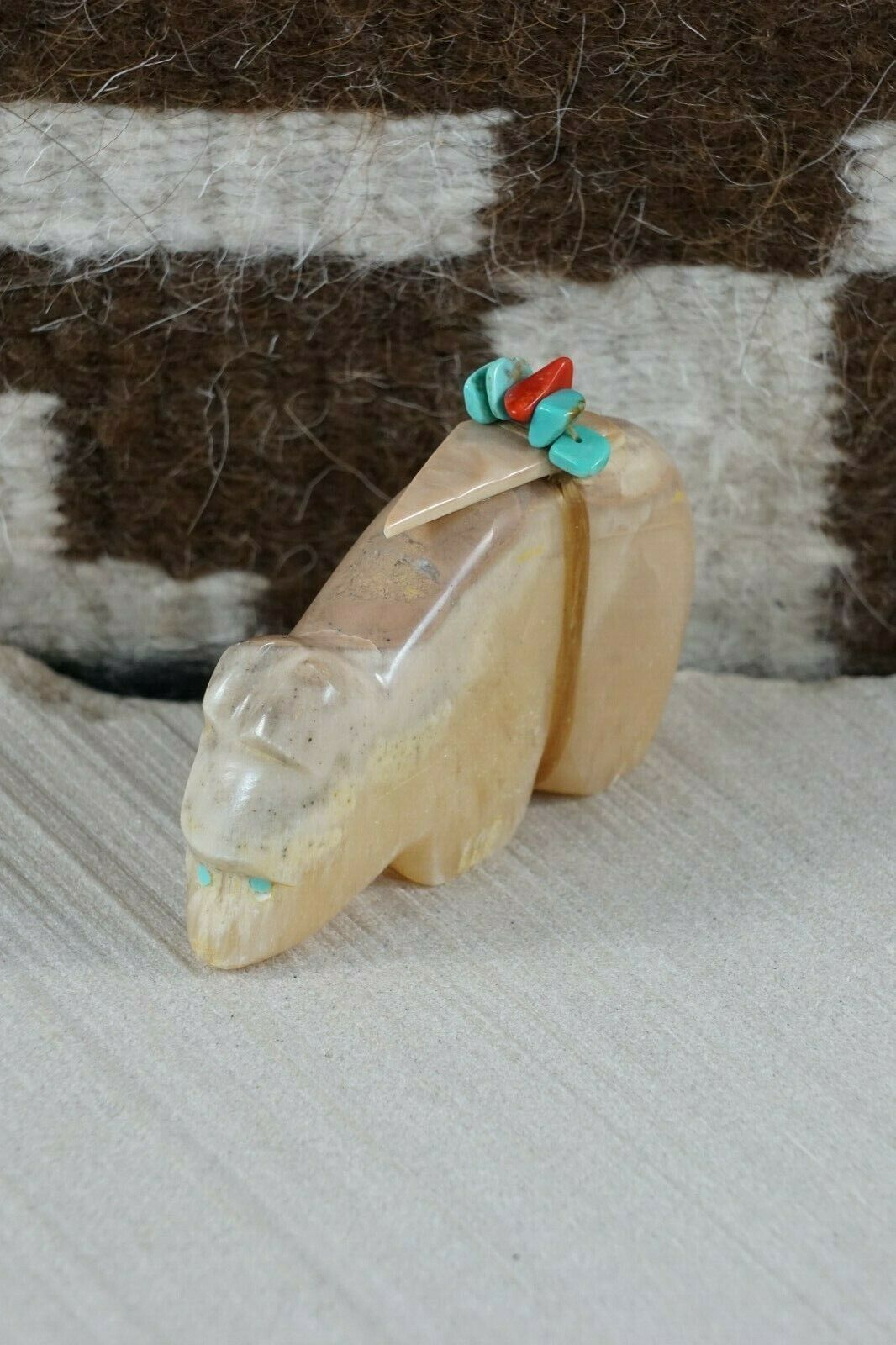 Bear Zuni Fetish Carving - Lena Boone - High Lonesome Trading