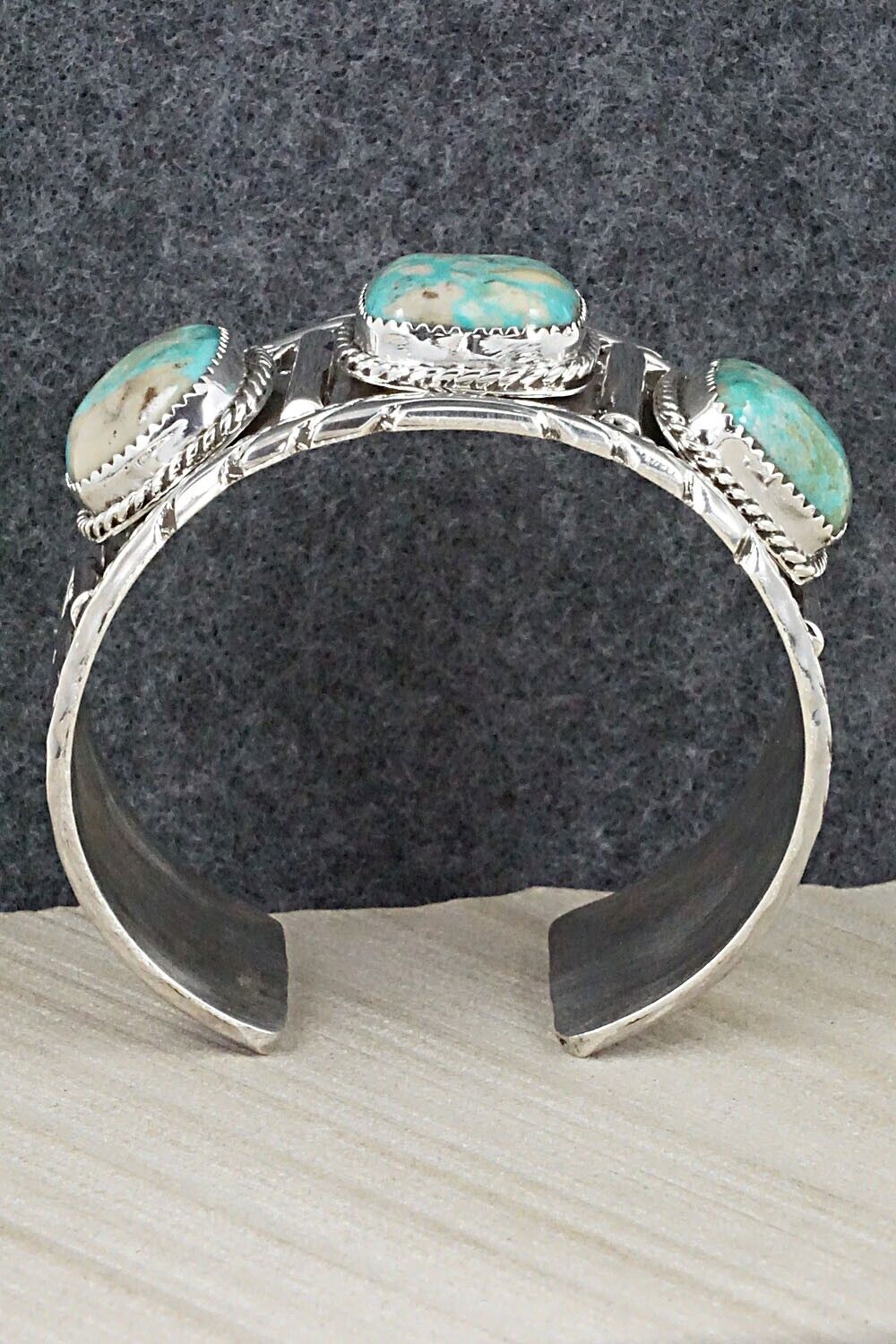 Turquoise & Sterling Silver Bracelet - Jimmy Garcia Jr.