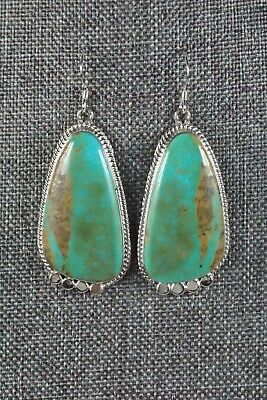 Navajo Turquoise & Sterling Silver Earrings - Sharon McCarthy