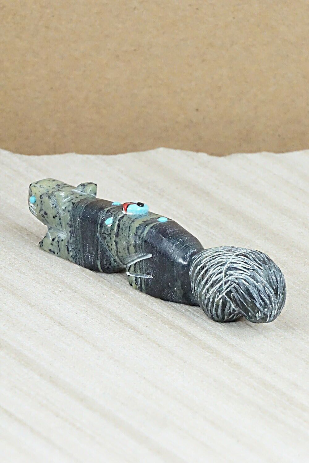 Squirrel Zuni Fetish Carving - Danette Laate