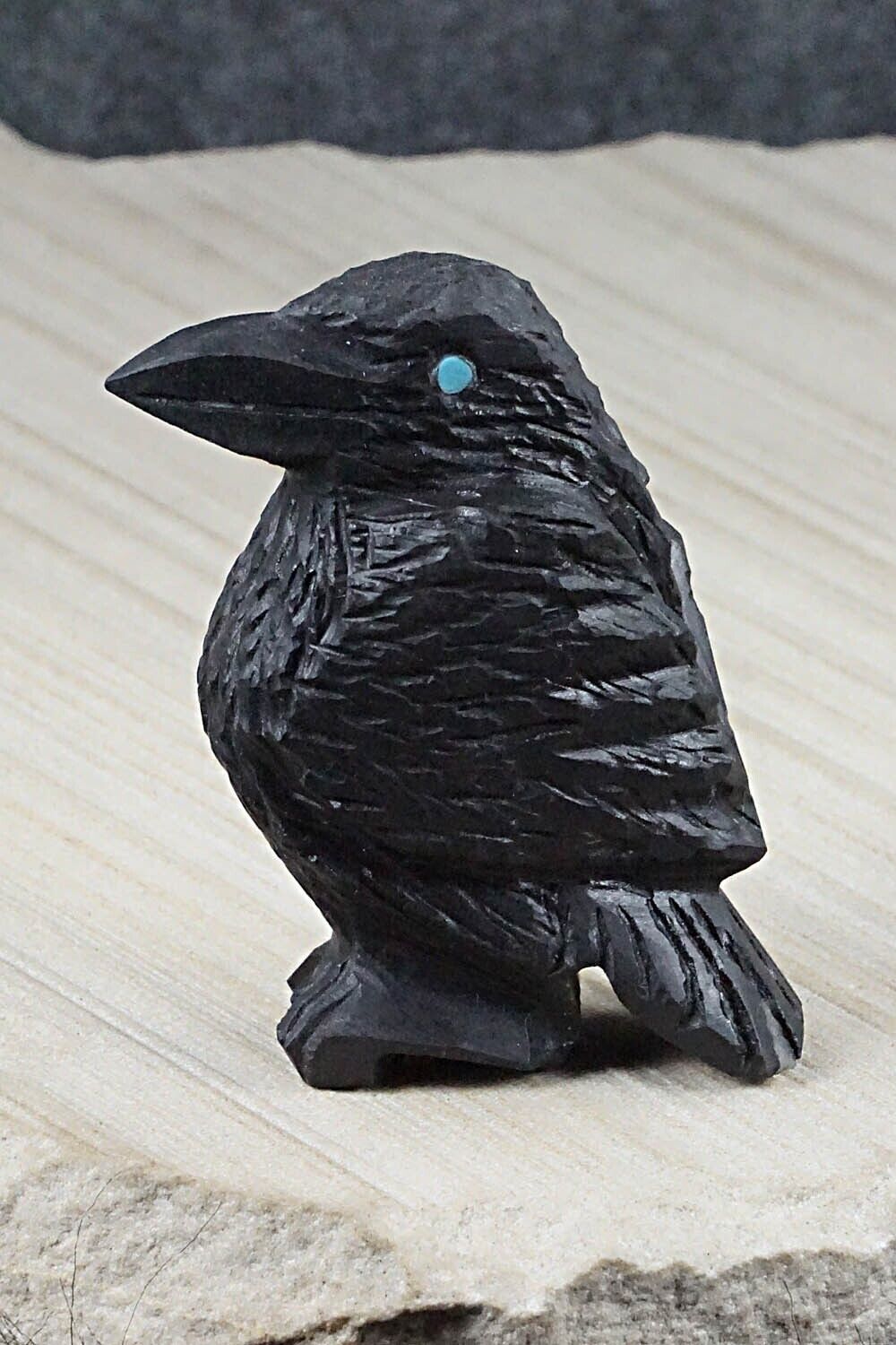 Crow Zuni Fetish Carving - Tony Mackel