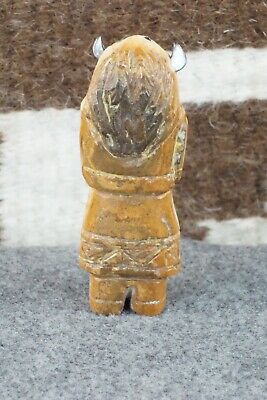 Buffalo Dancer Zuni Fetish Carving - Faye Quandelacy