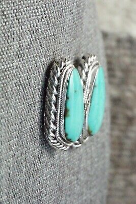 Turquoise and Sterling Silver Earrings - Sharon McCarthy