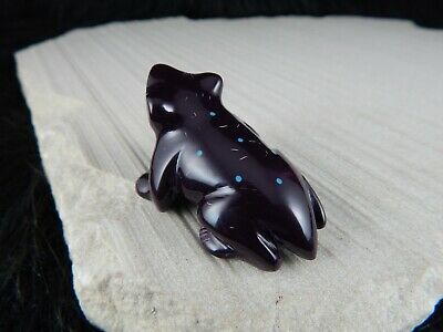 Frog Zuni Fetish Carving - Nelson Yatsattie - High Lonesome Trading