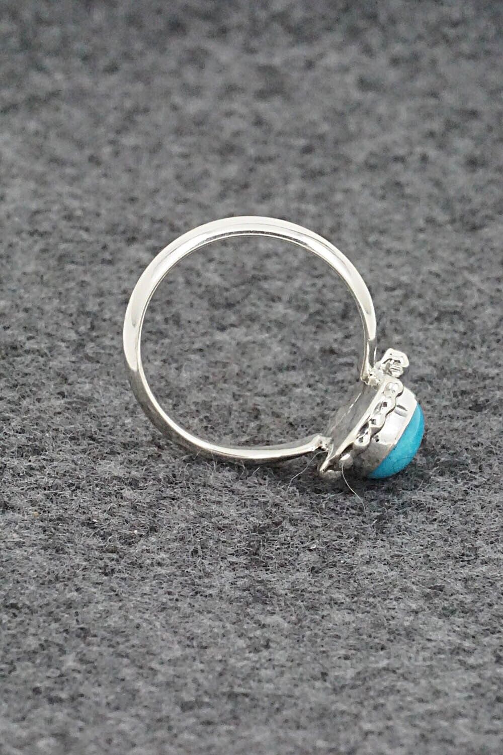 Turquoise & Sterling Silver Ring - William Begay - Size 6