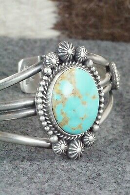 Turquoise and Sterling Silver Bracelet - Michael Calladitto