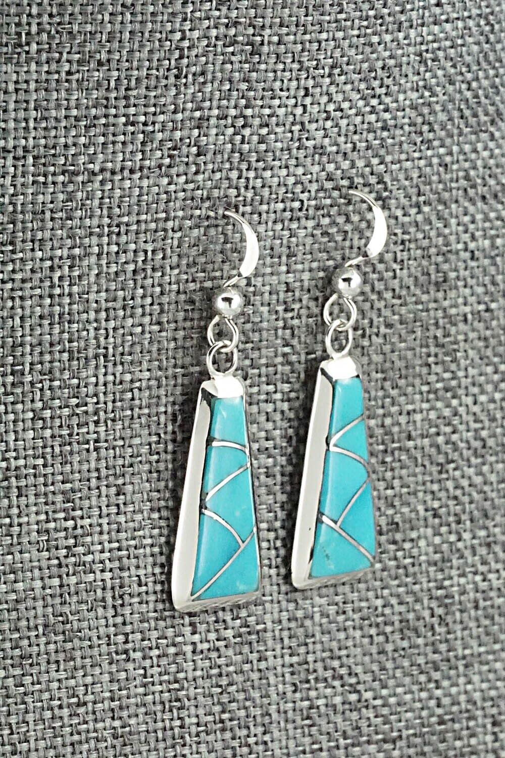 Turquoise & Sterling Silver Earrings - Stewart Tucson