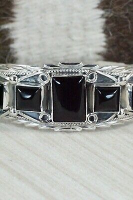 Onyx & Sterling Silver Bracelet - Davey Morgan