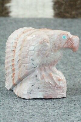 Eagle Zuni Fetish Carving - Derrick Kaamasee