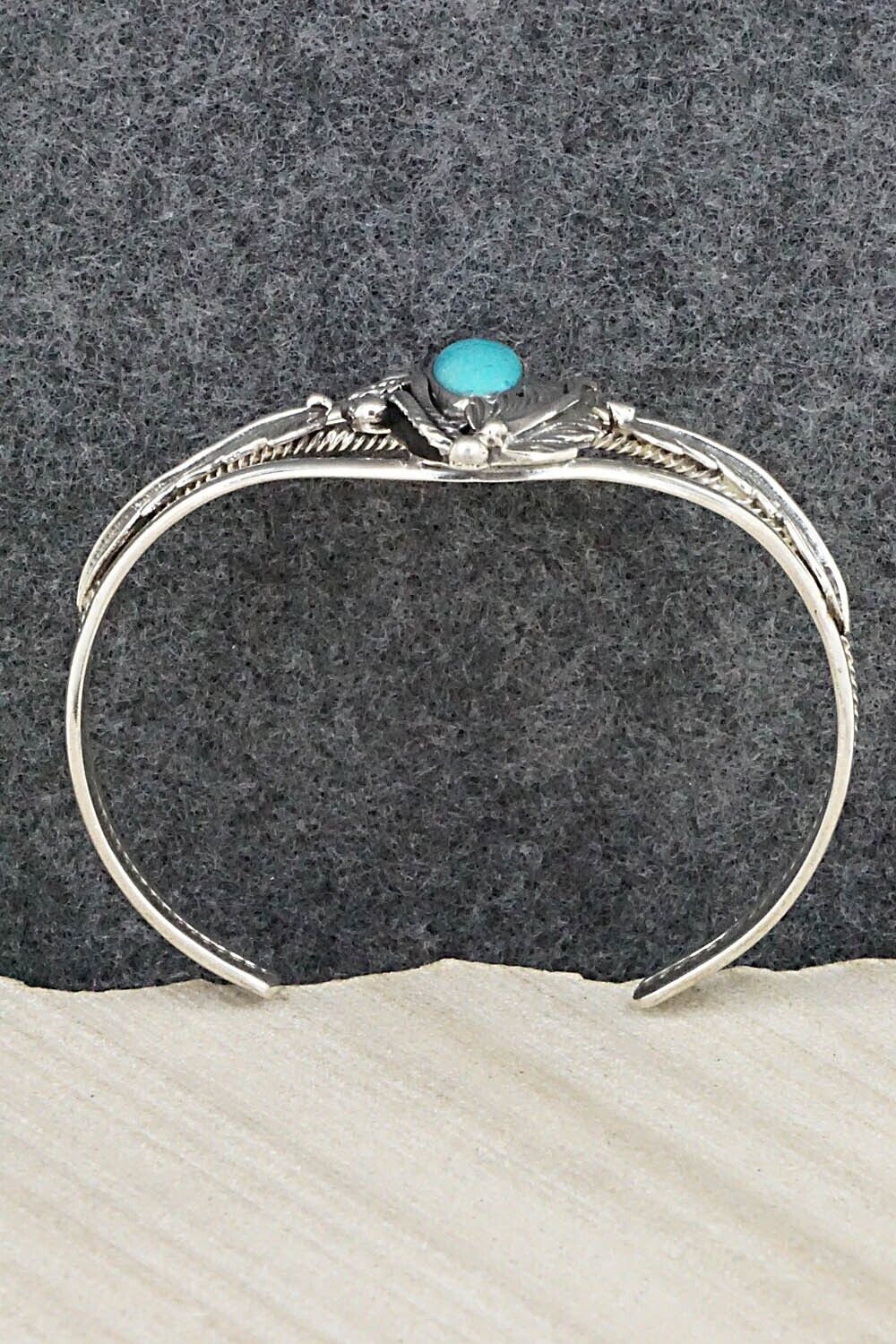 Turquoise & Sterling Silver Bracelet - Andrew Vandever