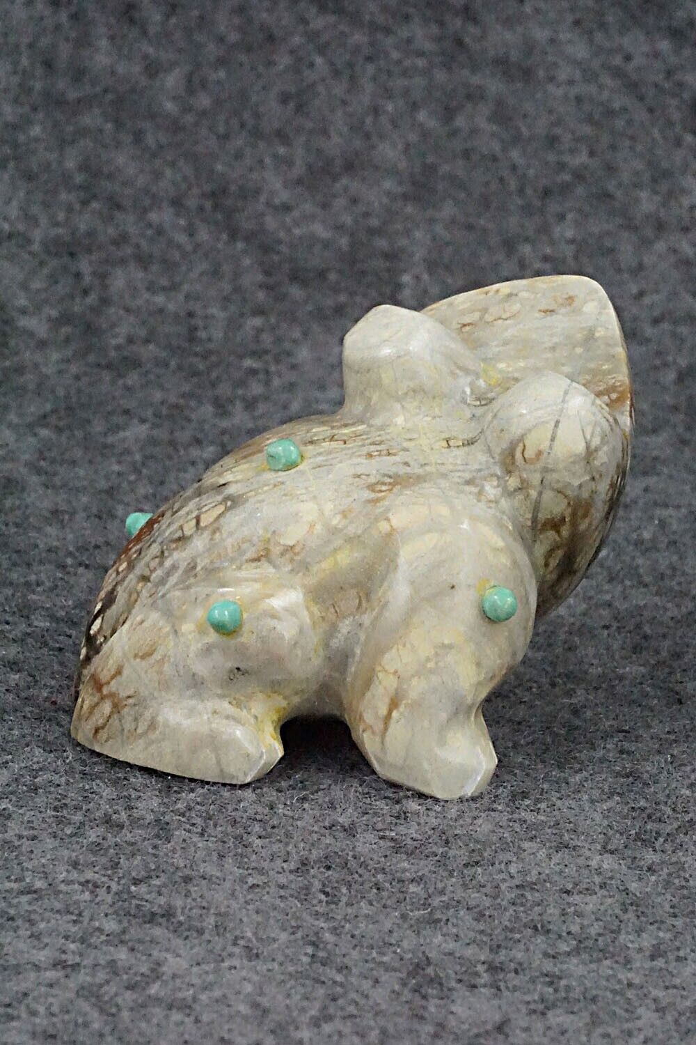 Frog Zuni Fetish Carving - Enrike Leekya