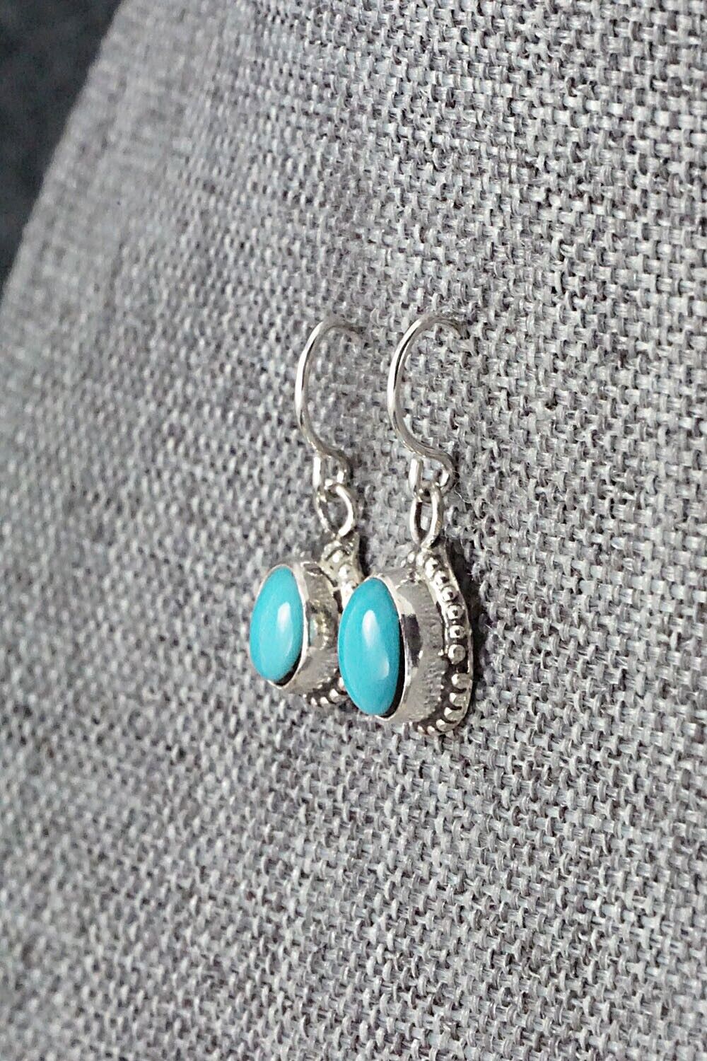 Turquoise & Sterling Silver Earrings - Jan Mariano