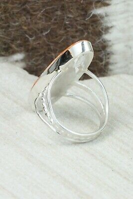 Spiny Oyster & Sterling Silver Ring - Harold Smith - Size 7.5