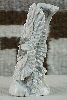Eagle Zuni Fetish Carving - Jerrold Lahaleon - High Lonesome Trading
