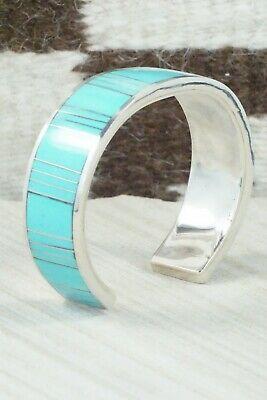 Turquoise & Sterling Silver Bracelet - Viann Haloo - High Lonesome Trading