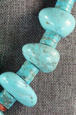 Turquoise & Spiny Oyster Necklace - Lupe Lovato